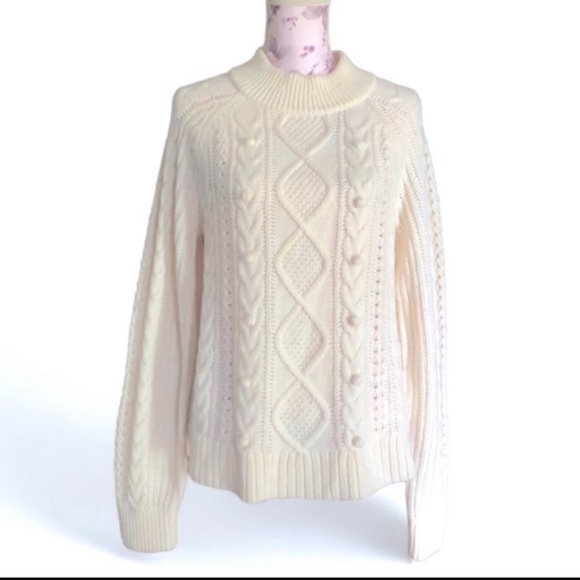 J. Crew Sweaters - J.Crew Popcorn cable-knit sweater